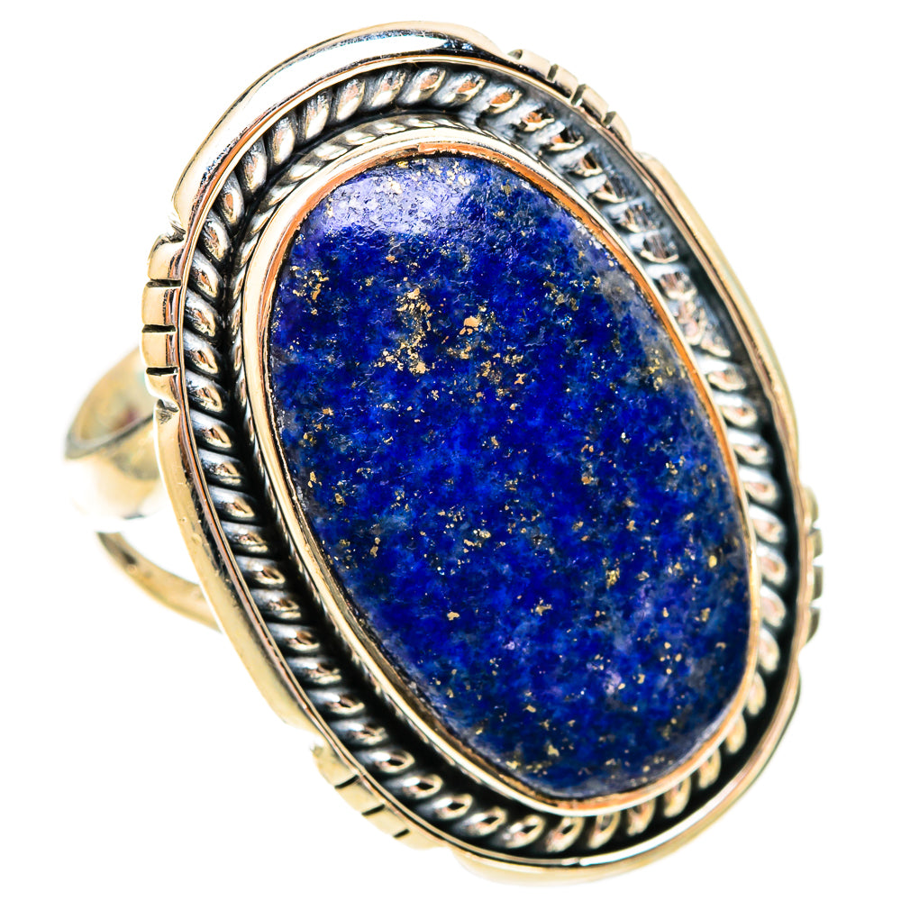 Lapis Lazuli Rings handcrafted by Ana Silver Co - RING121281 - Photo 2