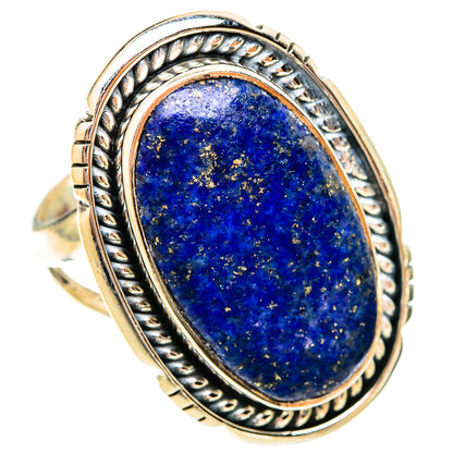 Lapis Lazuli Rings handcrafted by Ana Silver Co - RING121281 - Photo 2