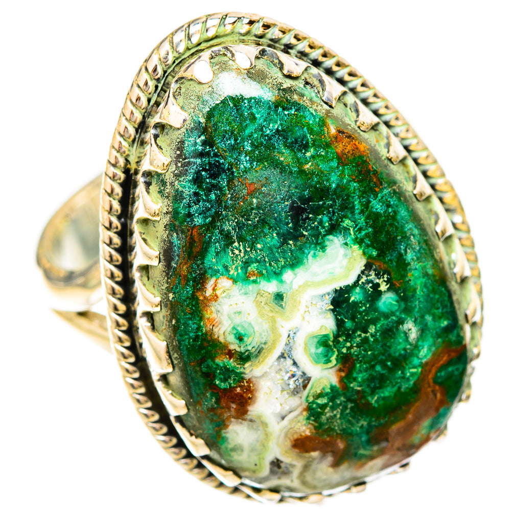 Malachite Rings handcrafted by Ana Silver Co - RING121294 - Photo 2