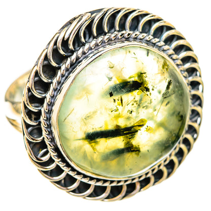 Prehnite Rings handcrafted by Ana Silver Co - RING121300 - Photo 2