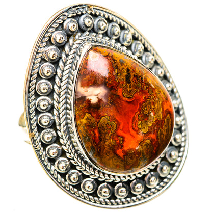 Moroccan Agate Rings handcrafted by Ana Silver Co - RING121302 - Photo 2
