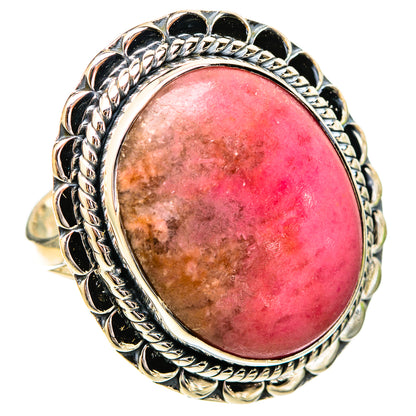 Rhodonite Rings handcrafted by Ana Silver Co - RING121305 - Photo 2