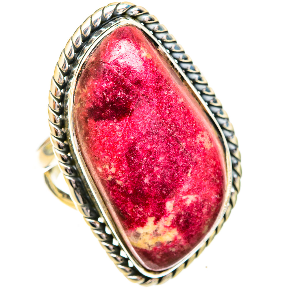 Thulite Rings handcrafted by Ana Silver Co - RING121306 - Photo 2