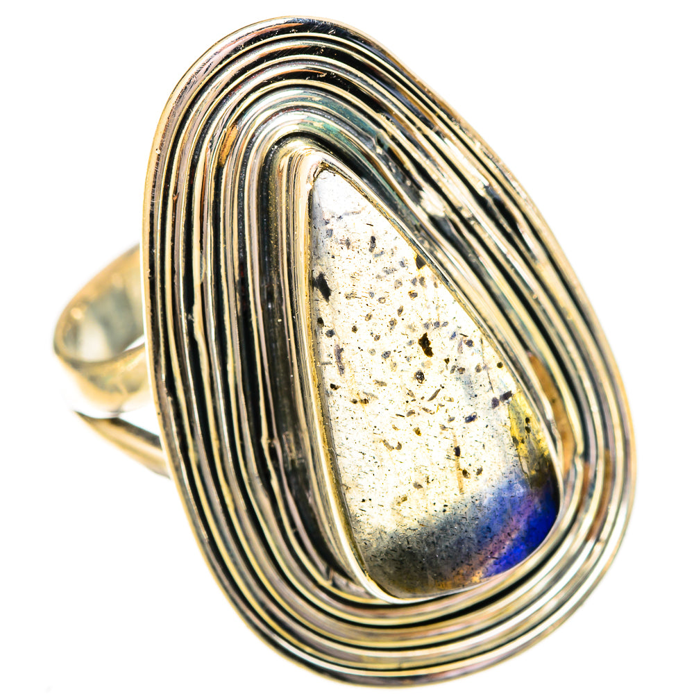 Labradorite Rings handcrafted by Ana Silver Co - RING121325 - Photo 2