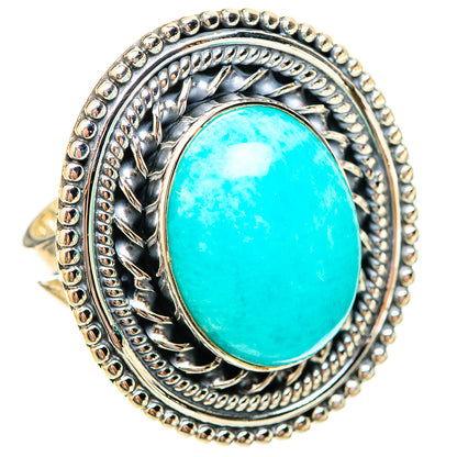 Amazonite Rings handcrafted by Ana Silver Co - RING121328 - Photo 2