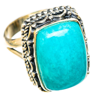Amazonite Rings handcrafted by Ana Silver Co - RING121340 - Photo 2