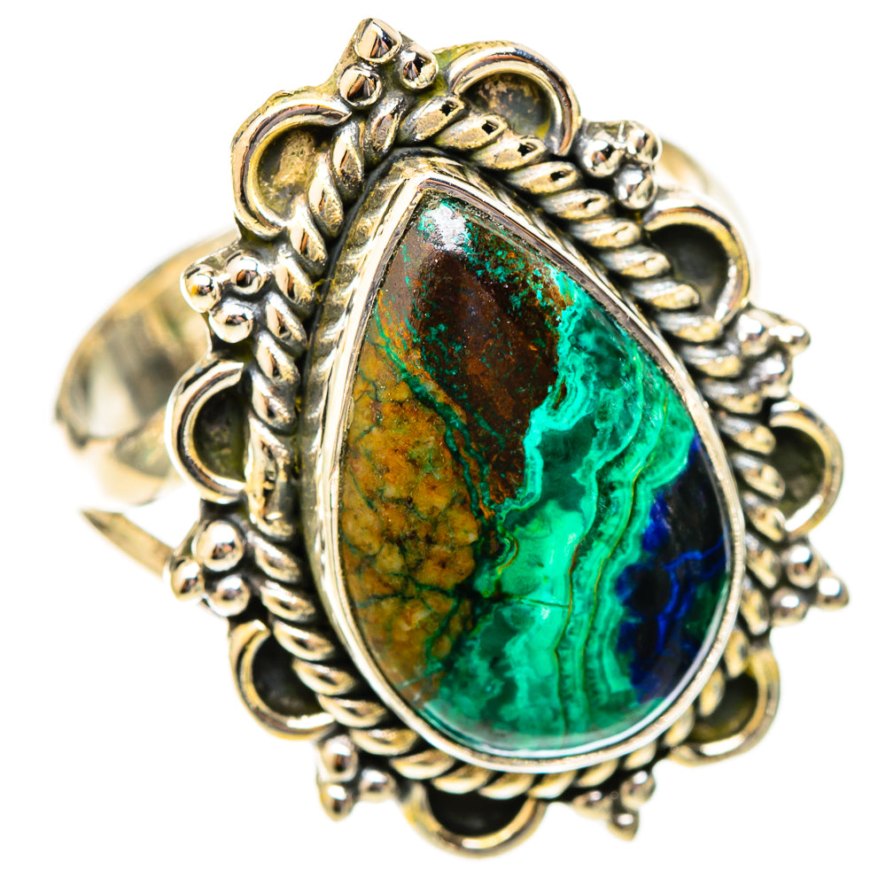 Azurite Rings handcrafted by Ana Silver Co - RING121358 - Photo 2