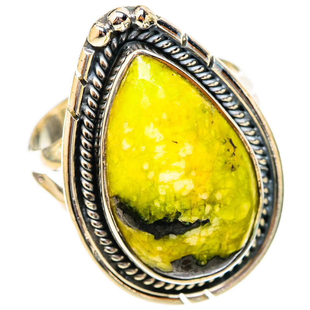 Lizardite Rings handcrafted by Ana Silver Co - RING121361 - Photo 2