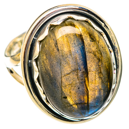 Labradorite Rings handcrafted by Ana Silver Co - RING121364 - Photo 2