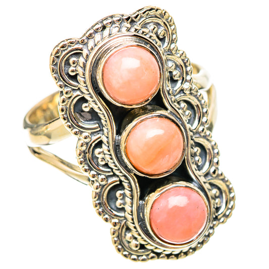 Pink Opal Rings handcrafted by Ana Silver Co - RING121378 - Photo 2