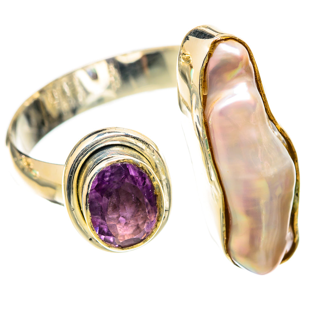 Mother Of Pearl Rings handcrafted by Ana Silver Co - RING121388 - Photo 2