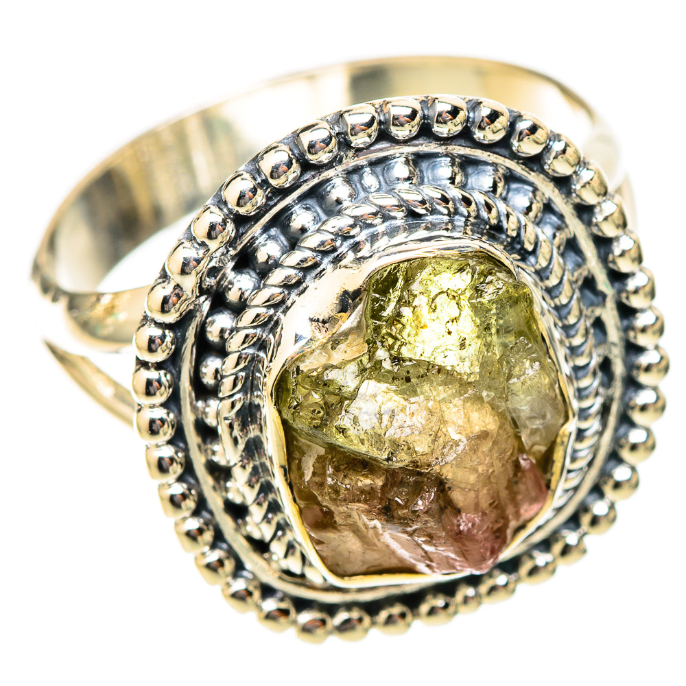Watermelon Tourmaline Rings handcrafted by Ana Silver Co - RING121391 - Photo 2