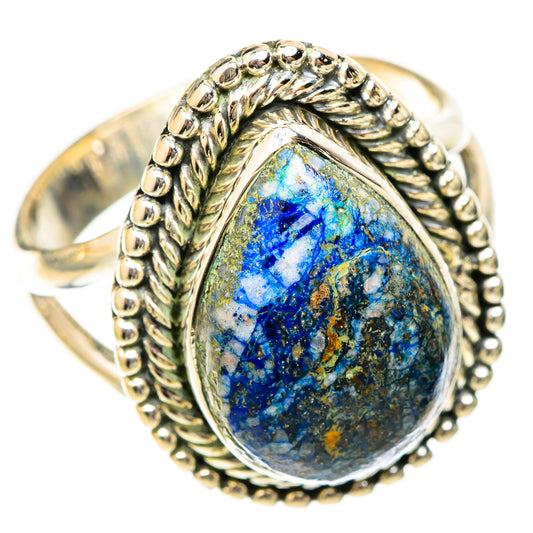 Azurite Rings handcrafted by Ana Silver Co - RING121400 - Photo 2