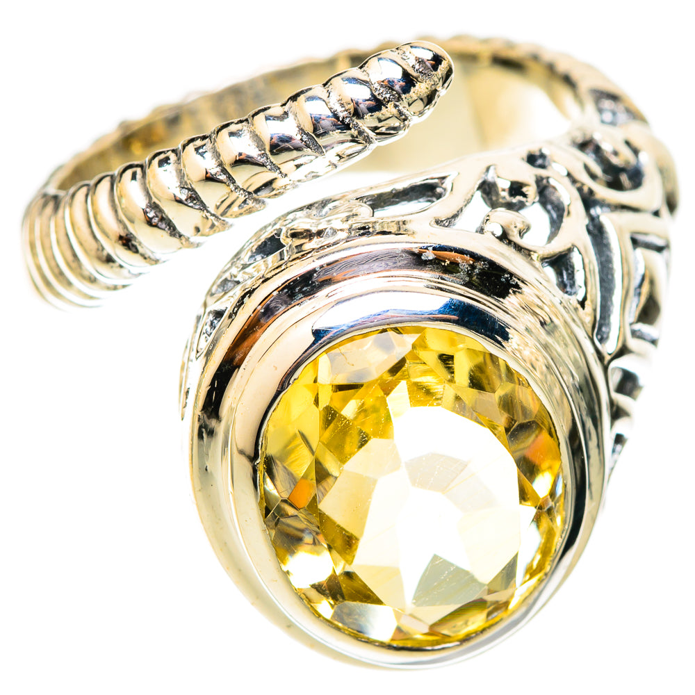 Citrine Rings handcrafted by Ana Silver Co - RING121409 - Photo 2