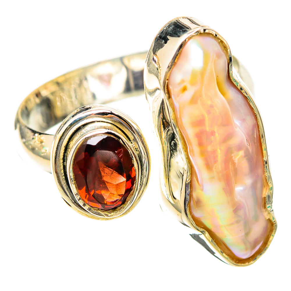 Mother Of Pearl Rings handcrafted by Ana Silver Co - RING121417 - Photo 2