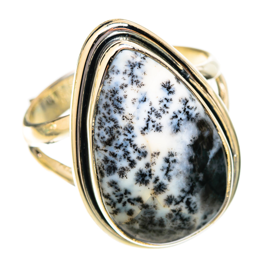 Dendritic Opal Rings handcrafted by Ana Silver Co - RING121419 - Photo 2