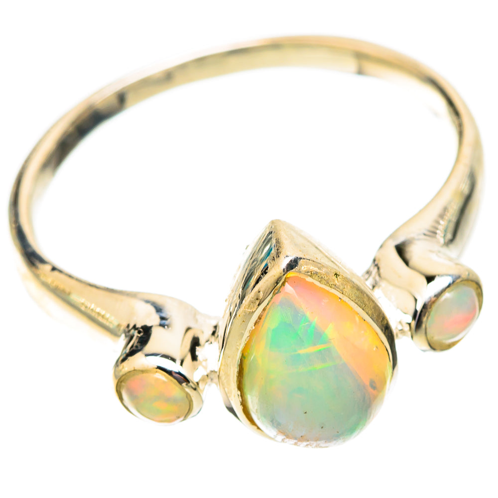 Ethiopian Opal Rings handcrafted by Ana Silver Co - RING121421 - Photo 2