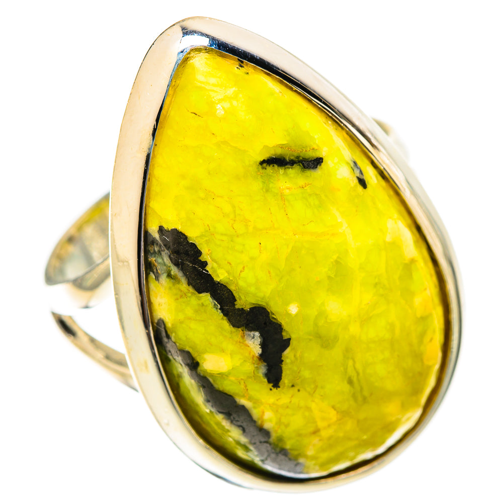 Lizardite Rings handcrafted by Ana Silver Co - RING121422 - Photo 2