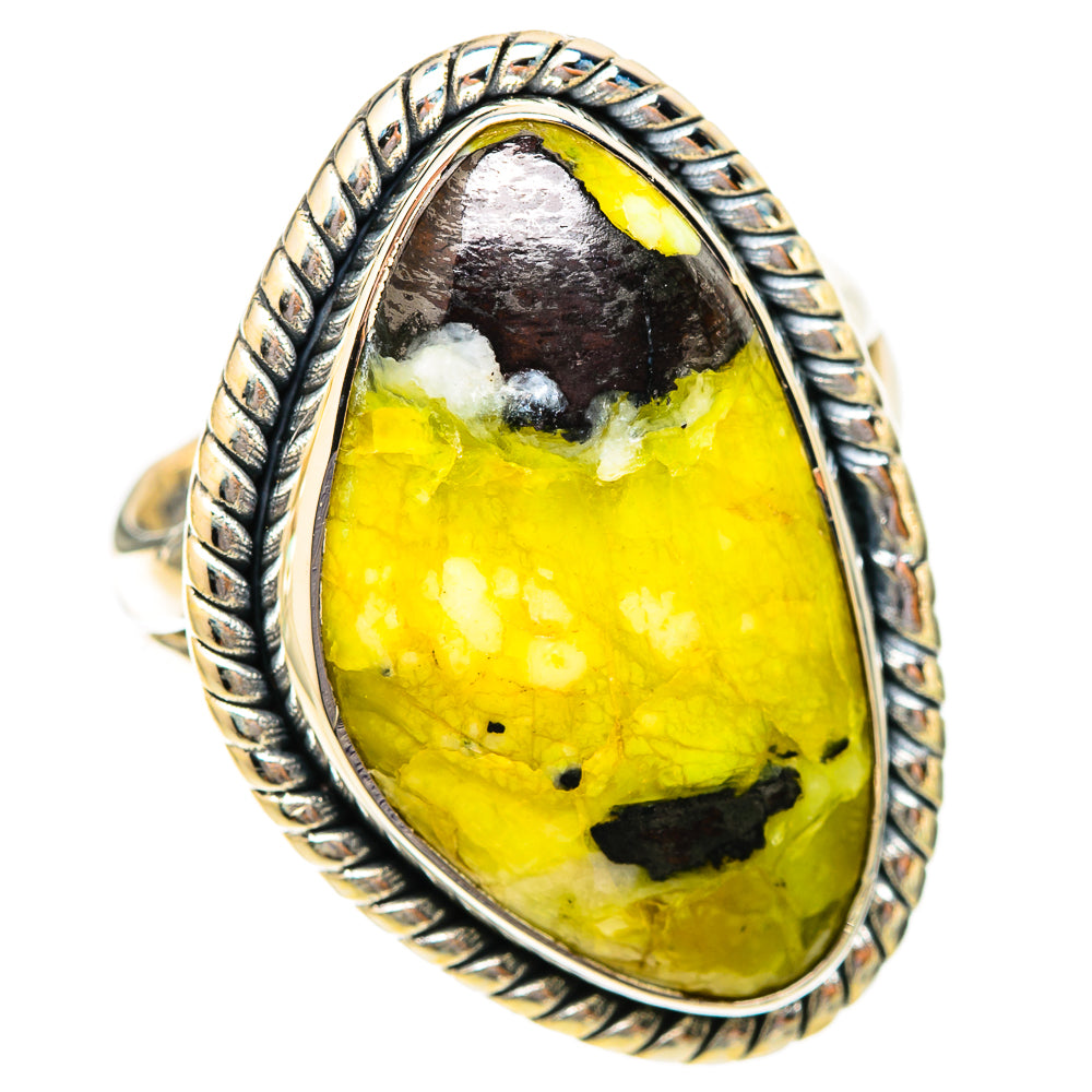 Lizardite Rings handcrafted by Ana Silver Co - RING121423 - Photo 2