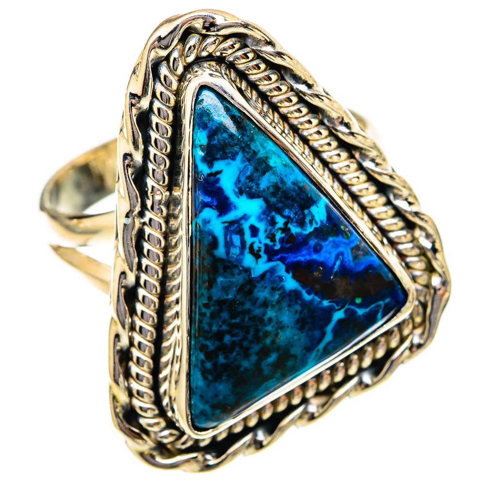 Shattuckite Rings handcrafted by Ana Silver Co - RING121424 - Photo 2