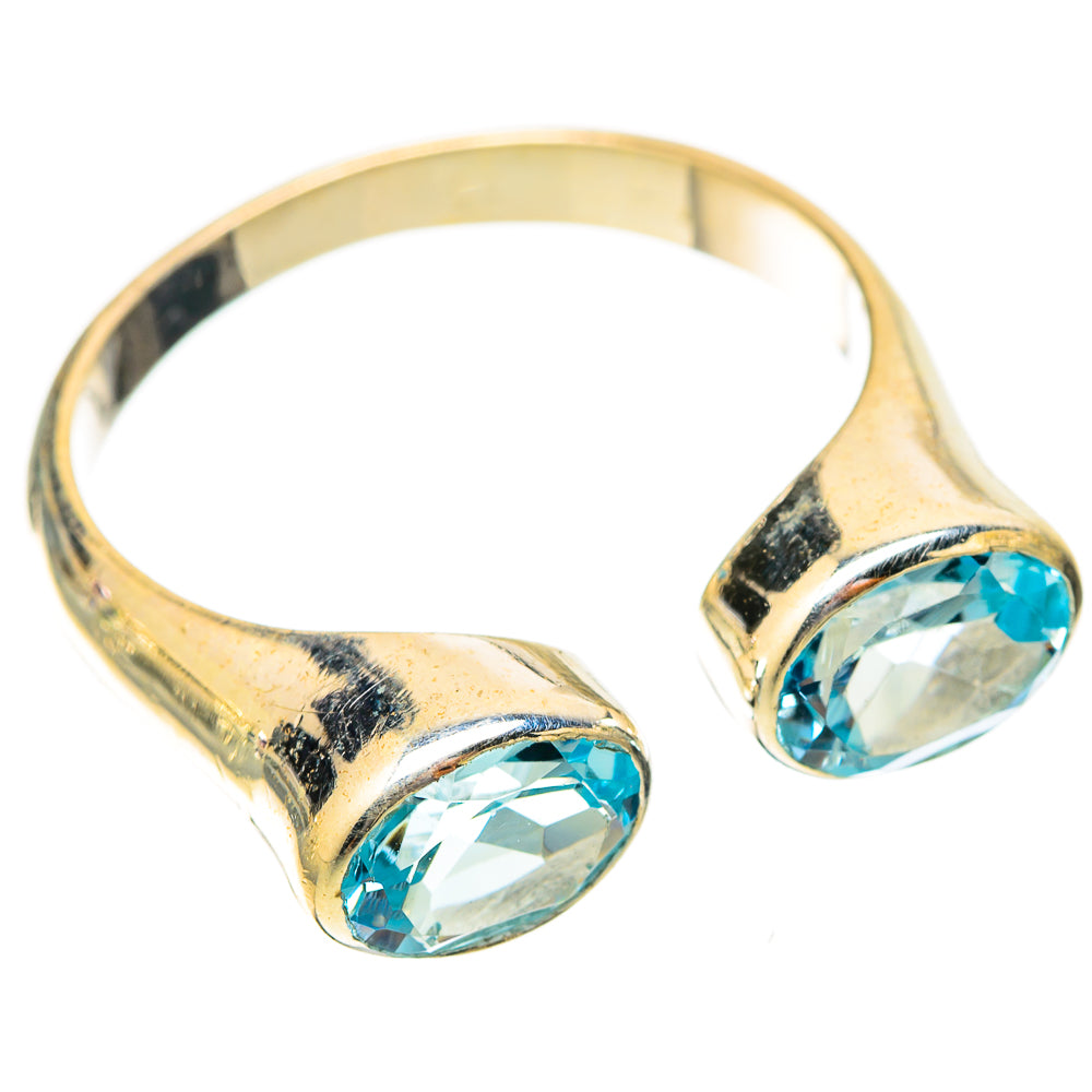 Blue Topaz Rings handcrafted by Ana Silver Co - RING121427 - Photo 2