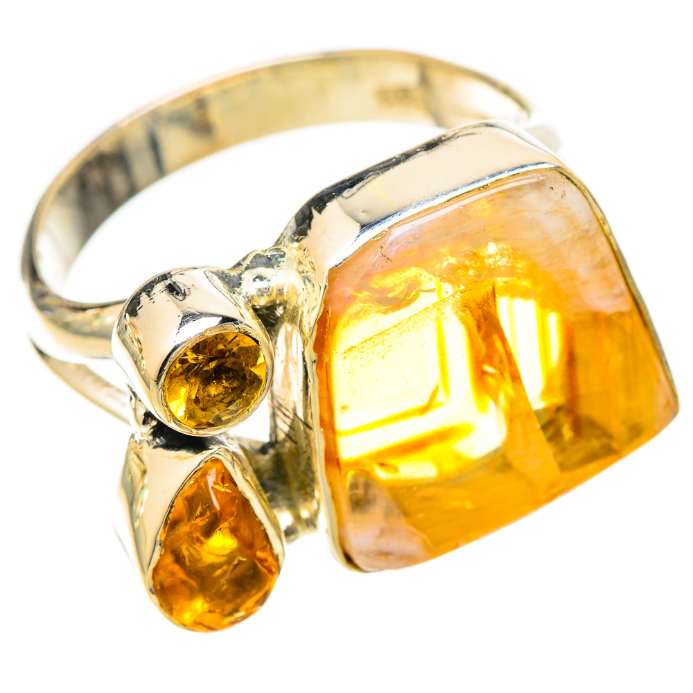 Citrine Rings handcrafted by Ana Silver Co - RING121439 - Photo 2