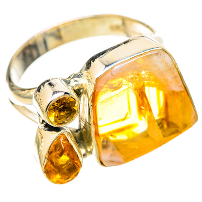 Citrine Rings handcrafted by Ana Silver Co - RING121439 - Photo 2