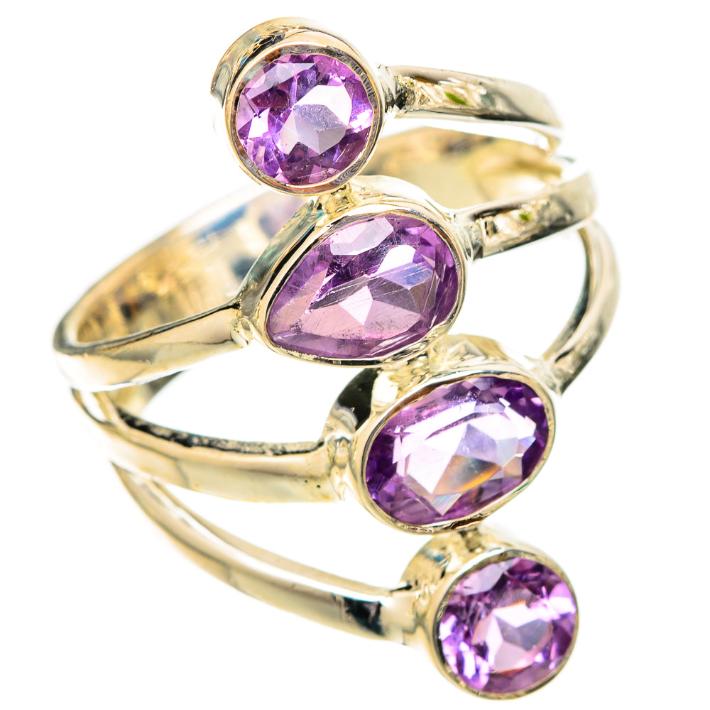 Amethyst Rings handcrafted by Ana Silver Co - RING121443 - Photo 2