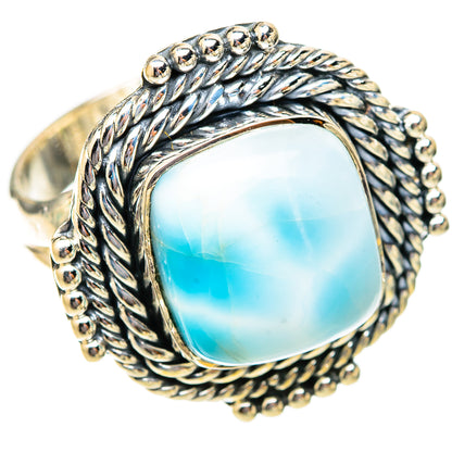 Larimar Rings handcrafted by Ana Silver Co - RING121452 - Photo 2