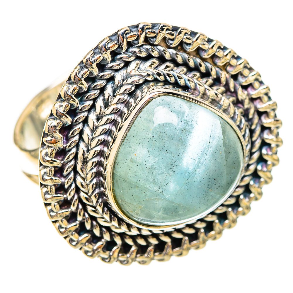 Aquamarine Rings handcrafted by Ana Silver Co - RING121454 - Photo 2