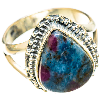 Ruby Fuchsite Rings handcrafted by Ana Silver Co - RING121458 - Photo 2