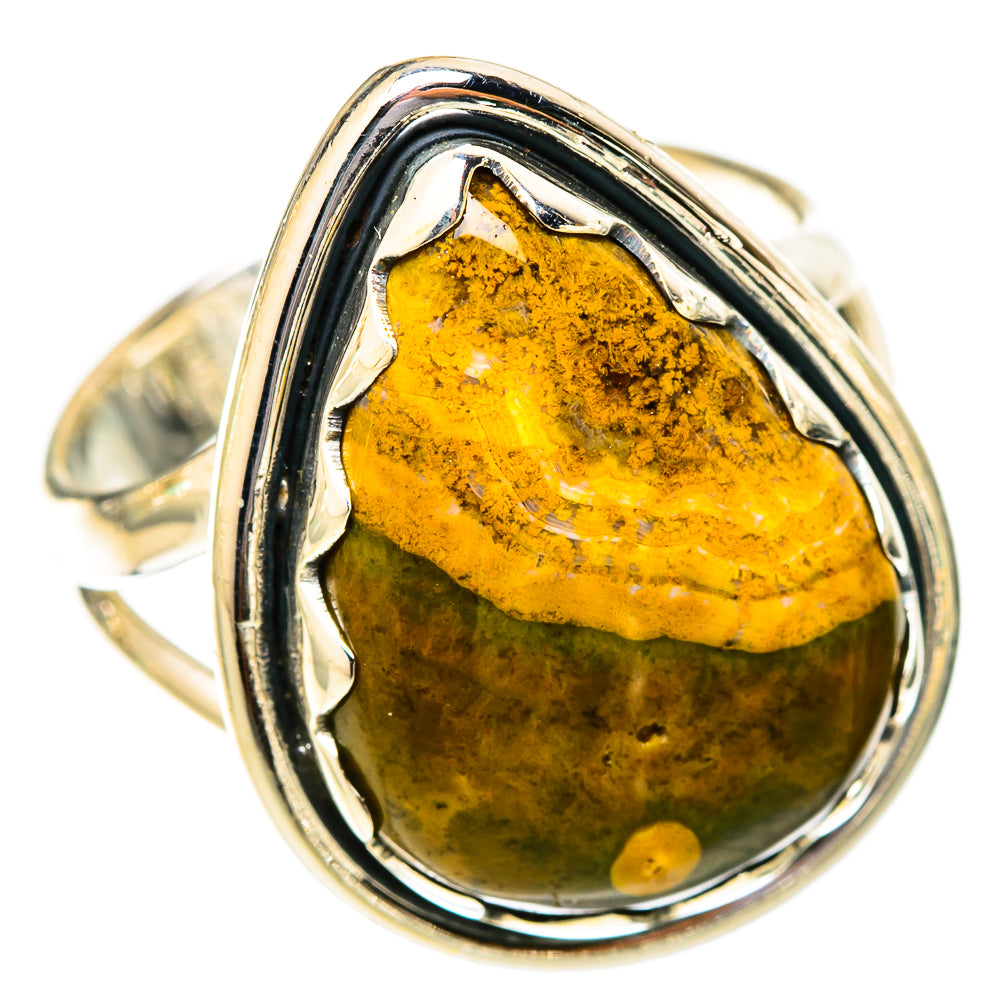 Ocean Jasper Rings handcrafted by Ana Silver Co - RING121469 - Photo 2