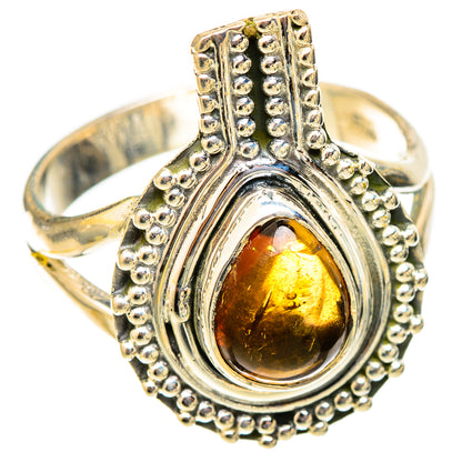 Citrine Rings handcrafted by Ana Silver Co - RING121471 - Photo 2