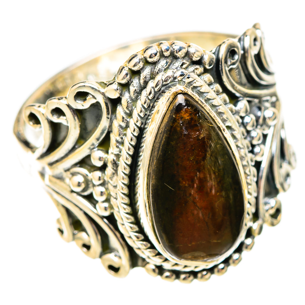 Ammolite Rings handcrafted by Ana Silver Co - RING121474 - Photo 2