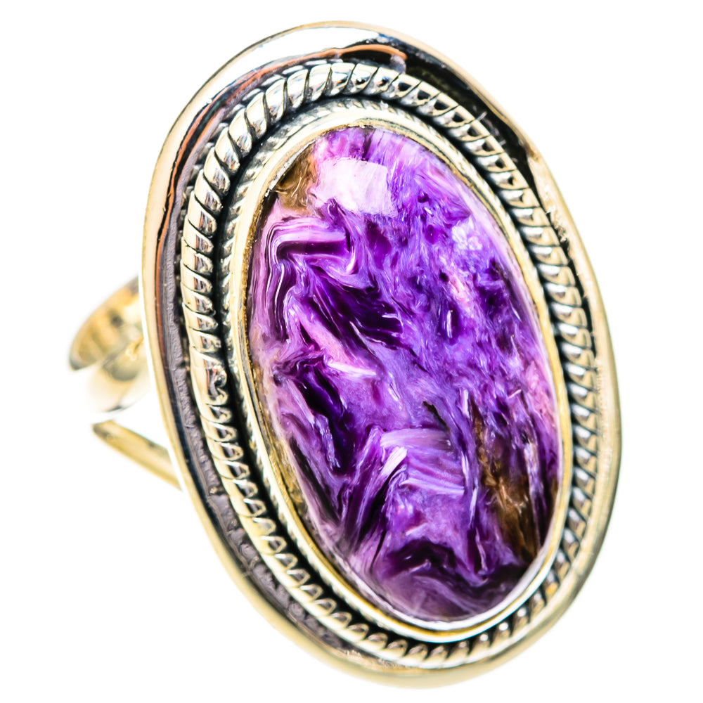 Charoite Rings handcrafted by Ana Silver Co - RING121479 - Photo 2