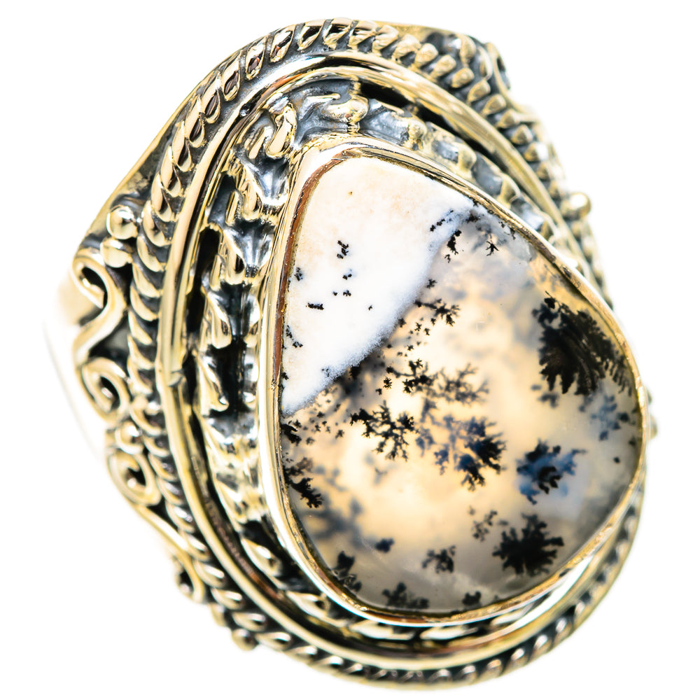 Dendritic Opal Rings handcrafted by Ana Silver Co - RING121493 - Photo 2