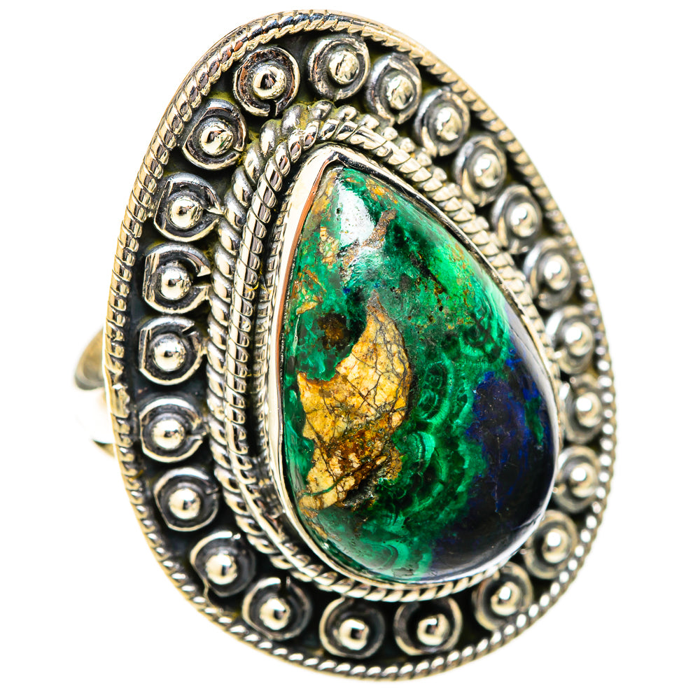 Azurite Rings handcrafted by Ana Silver Co - RING121494 - Photo 2