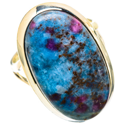 Ruby Fuchsite Rings handcrafted by Ana Silver Co - RING121502 - Photo 2