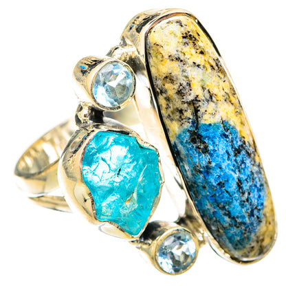 K2 Blue Azurite Rings handcrafted by Ana Silver Co - RING121511 - Photo 2