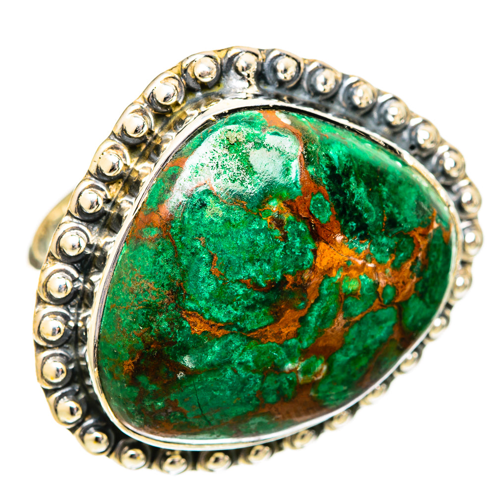 Malachite Rings handcrafted by Ana Silver Co - RING121522 - Photo 2