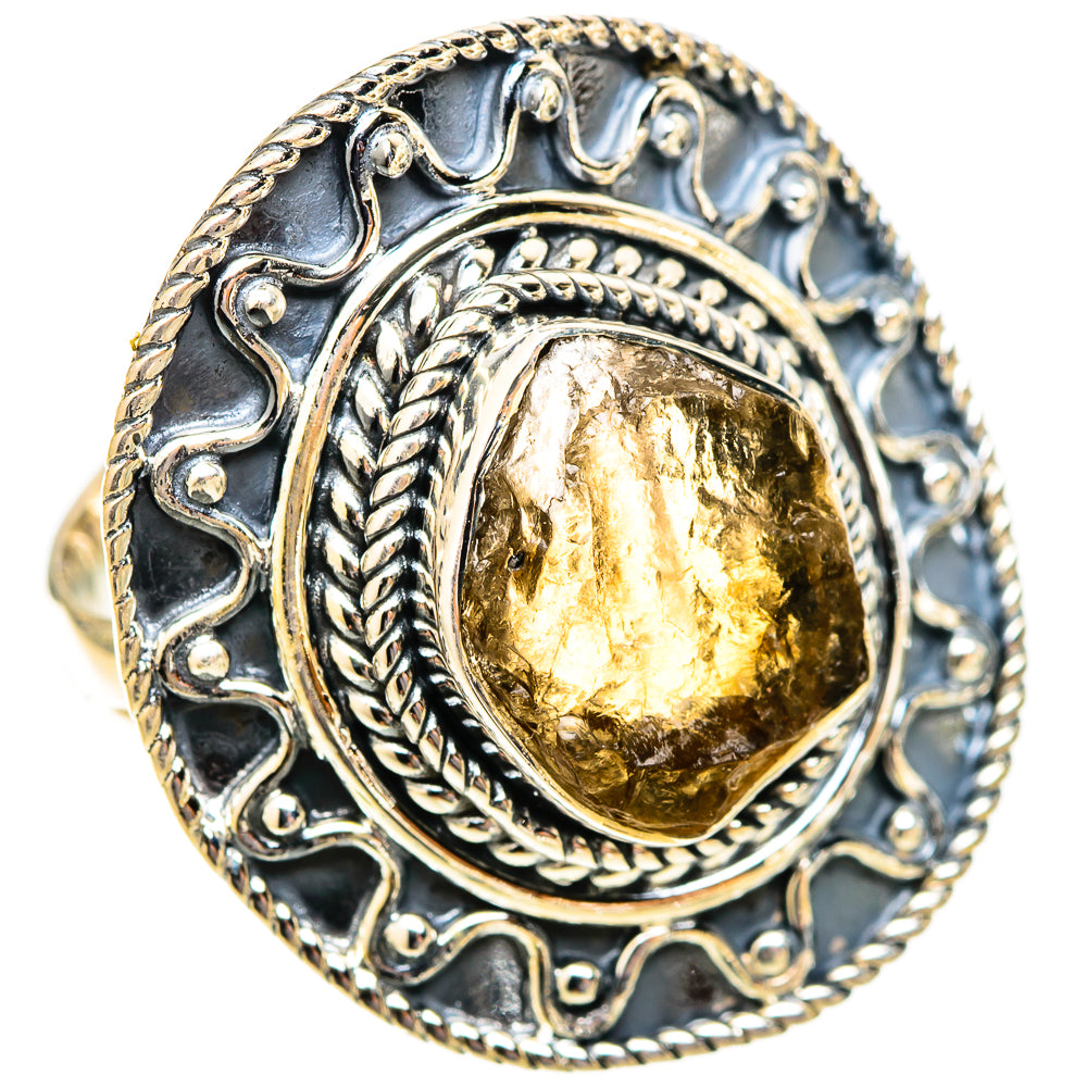 Citrine Rings handcrafted by Ana Silver Co - RING121528 - Photo 2