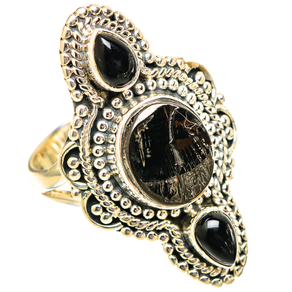 Shungite Rings handcrafted by Ana Silver Co - RING121539 - Photo 2