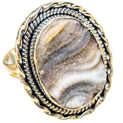Desert Druzy Rings handcrafted by Ana Silver Co - RING121549 - Photo 2