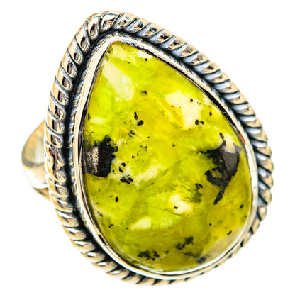 Lizardite Rings handcrafted by Ana Silver Co - RING121551 - Photo 2