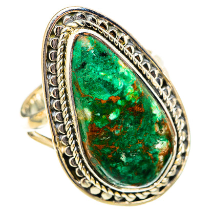 Malachite Rings handcrafted by Ana Silver Co - RING121564 - Photo 2