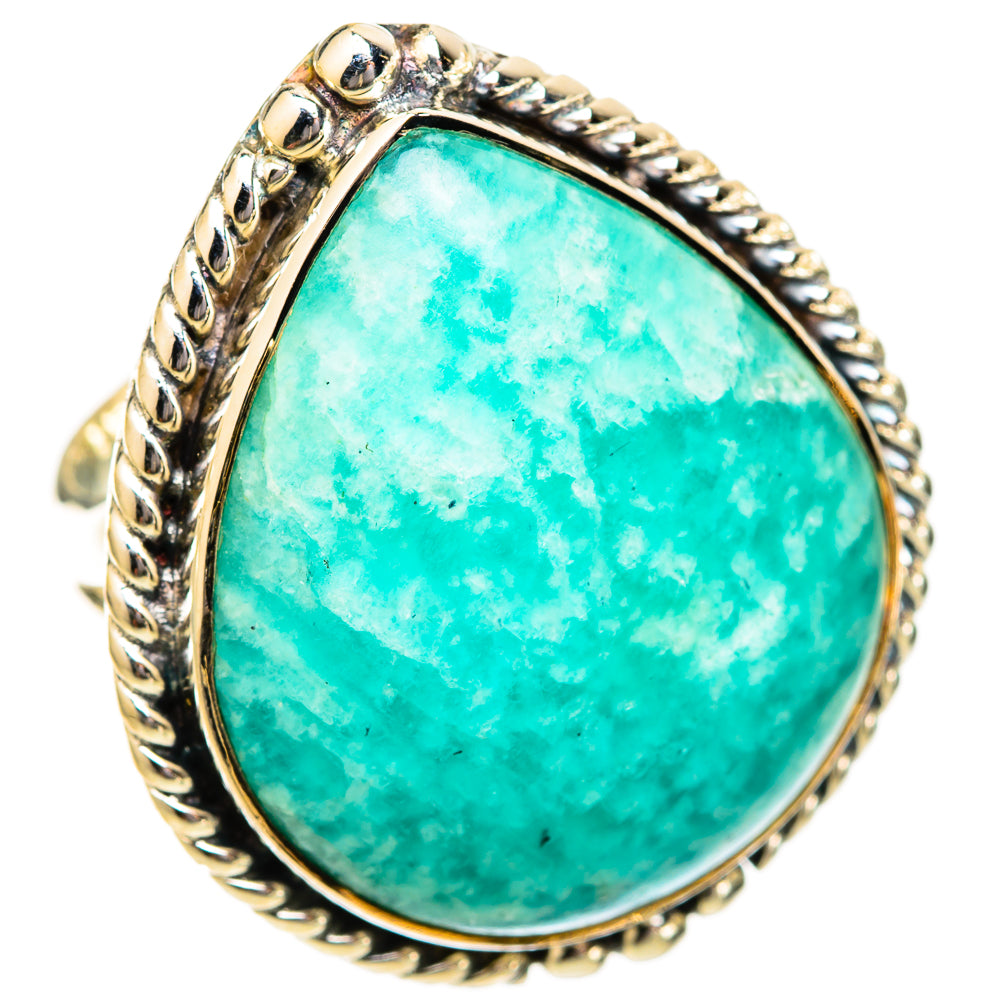 Amazonite Rings handcrafted by Ana Silver Co - RING121567 - Photo 2