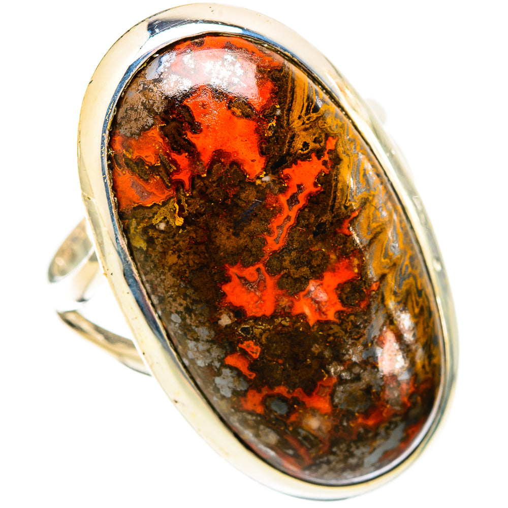 Moroccan Agate Rings handcrafted by Ana Silver Co - RING121569 - Photo 2