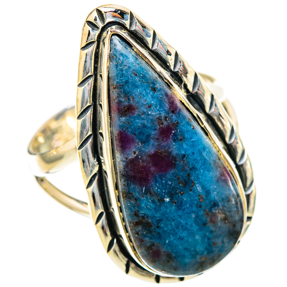 Ruby Fuchsite Rings handcrafted by Ana Silver Co - RING121591 - Photo 2