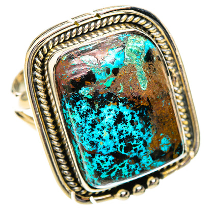 Shattuckite Rings handcrafted by Ana Silver Co - RING121600 - Photo 2