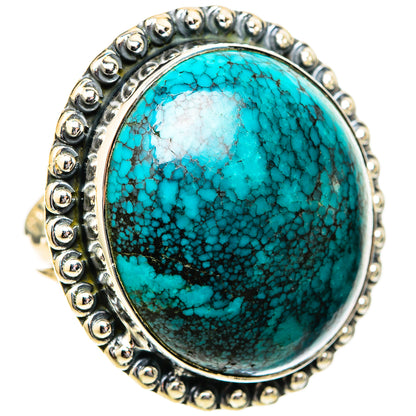 Tibetan Turquoise Rings handcrafted by Ana Silver Co - RING121635 - Photo 2